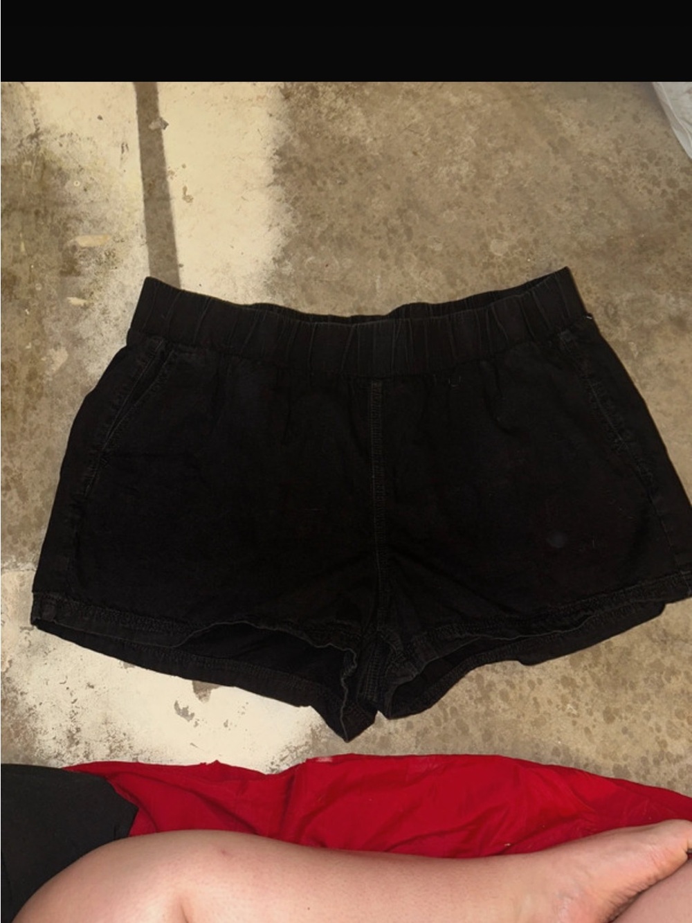 Torrid Lightweight Denim Shorts black plus size 2X